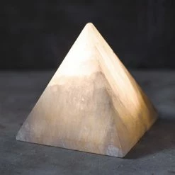 Staunton And Henry Home Accessories Natural Stone Pyramid Lamp