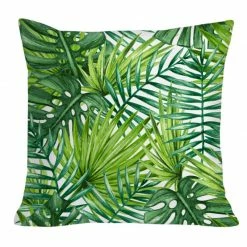 Staunton And Henry Tropical Green Throw Cushion