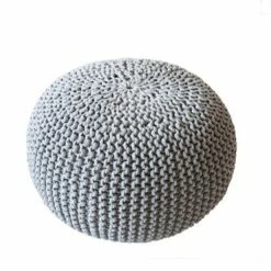 Staunton And Henry Furniture Chunky Knit Pouf