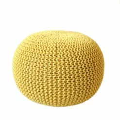 Staunton And Henry Furniture Chunky Knit Pouf