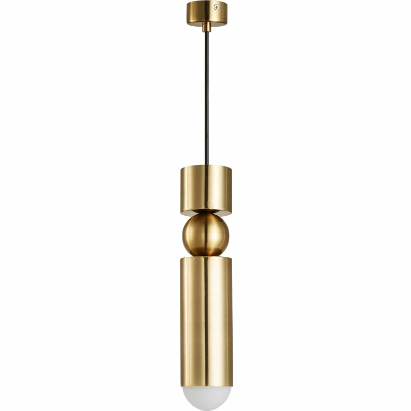 Staunton And Henry Retro Modern Brass Pendant Light