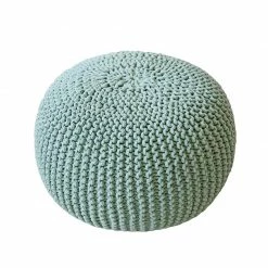 Staunton And Henry Furniture Chunky Knit Pouf