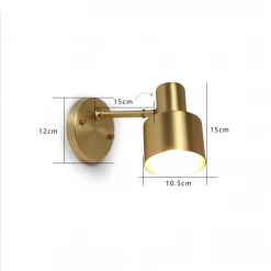 Staunton And Henry Gio Copper Adjustable Wall Light Lighting