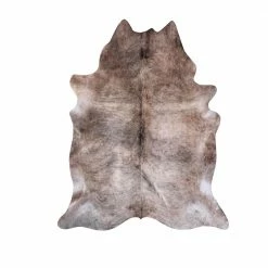 Staunton And Henry Premium Tricolor Brown Faux Cowhide Rug