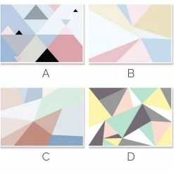 Staunton And Henry Nordic Pastel Geometric Wallpaper Wall Decor