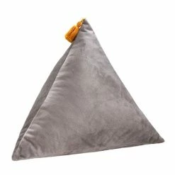 Staunton And Henry 3D Velvet Triangle Throw Cushion Home Accessories