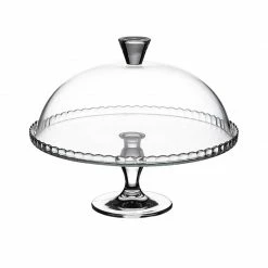 Staunton And Henry Glass Cake Dome And Stand