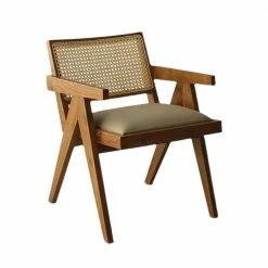 Staunton And Henry Furniture Replica Chandigarh Solid Wood Lounge Chair