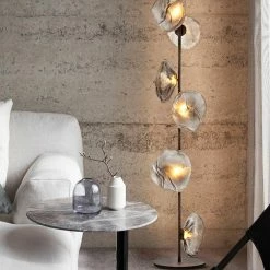 Staunton And Henry Glass Petals Floor Lamp Lighting