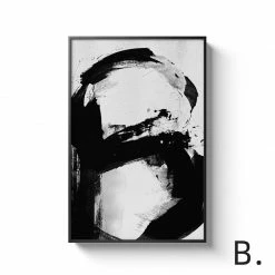 Staunton And Henry Black And White Alphabet Wall Art With Frame