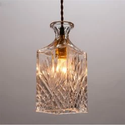 Staunton And Henry Vintage Bottle Pendant Light Lighting