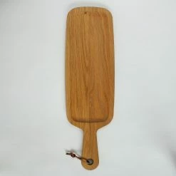 Staunton And Henry Kitchen Handmade Oak Wood Serving Platter - Long