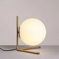 Staunton And Henry Retro Modern Brass Table Lamp Lighting