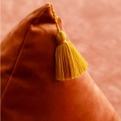 Staunton And Henry 3D Velvet Triangle Throw Cushion Home Accessories