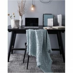 Staunton And Henry Nordic Muted Color Cotton Throw Blanket