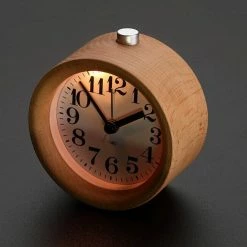 Staunton And Henry Wall Decor Modern Classic Alarm Clock With Beech Wood Frame