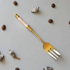 Staunton And Henry Gatsby Elegant Modern Dessert Forks - Set Of 4 Kitchen