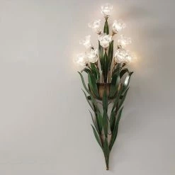Staunton And Henry Zoe Flower Bouquet Wall Light