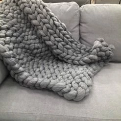 Staunton And Henry Chunky Knit Throw Blanket Home Accessories