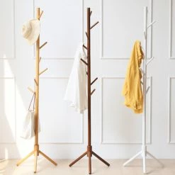 Staunton And Henry Furniture Modern Solid Wood Coat Rack